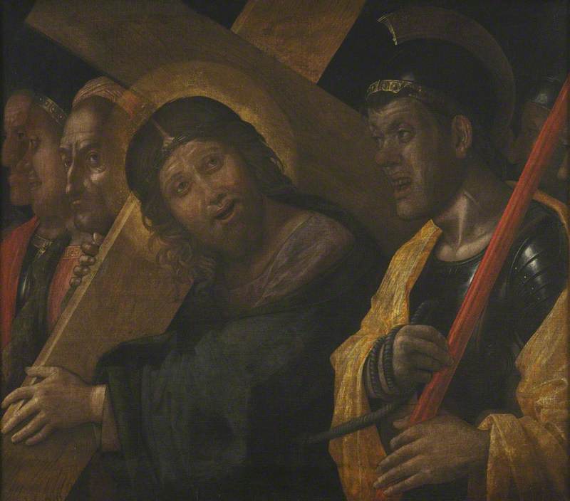 Kristus med korset - Andrea Mantegna