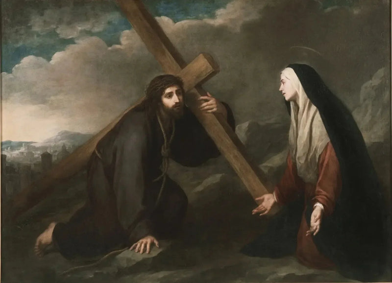 Kristus bærer korset - Bartolomé Esteban Murillo