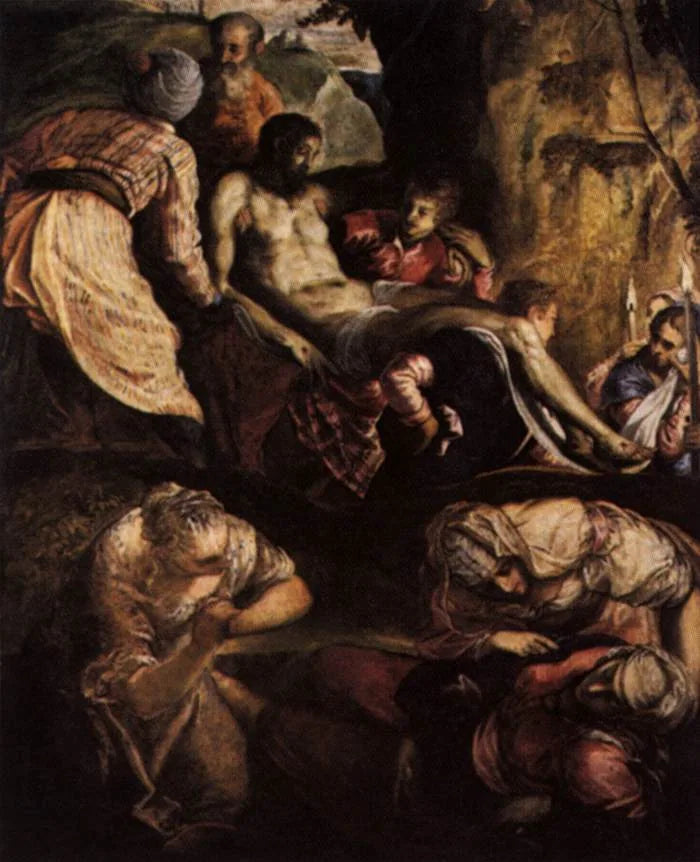 Kristus båret til graven - Jacopo Tintoretto