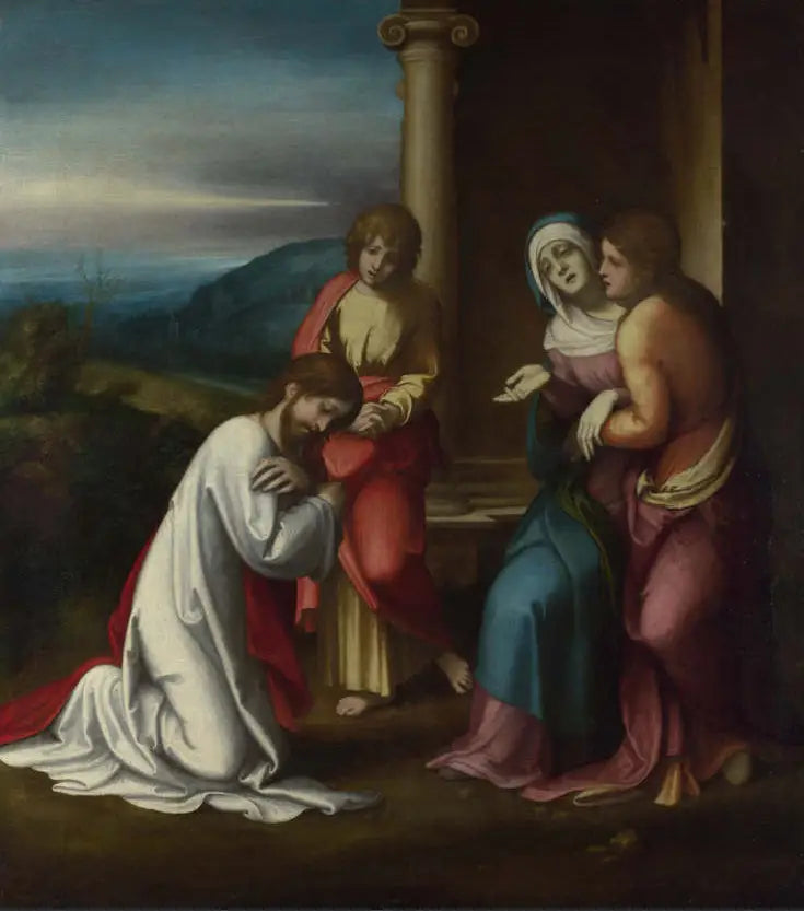 Kristus tager afsked med sin mor - Antonio da Correggio