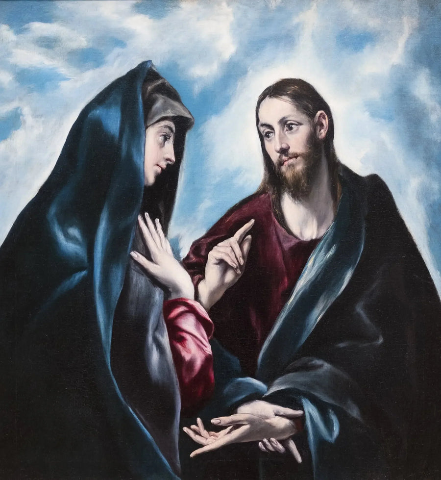 Kristus siger farvel til sin mor - El Greco