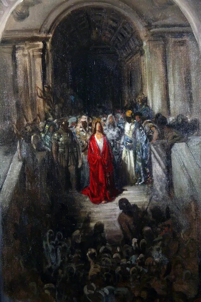 Kristus forlader forhørsrummet - Gustave Doré
