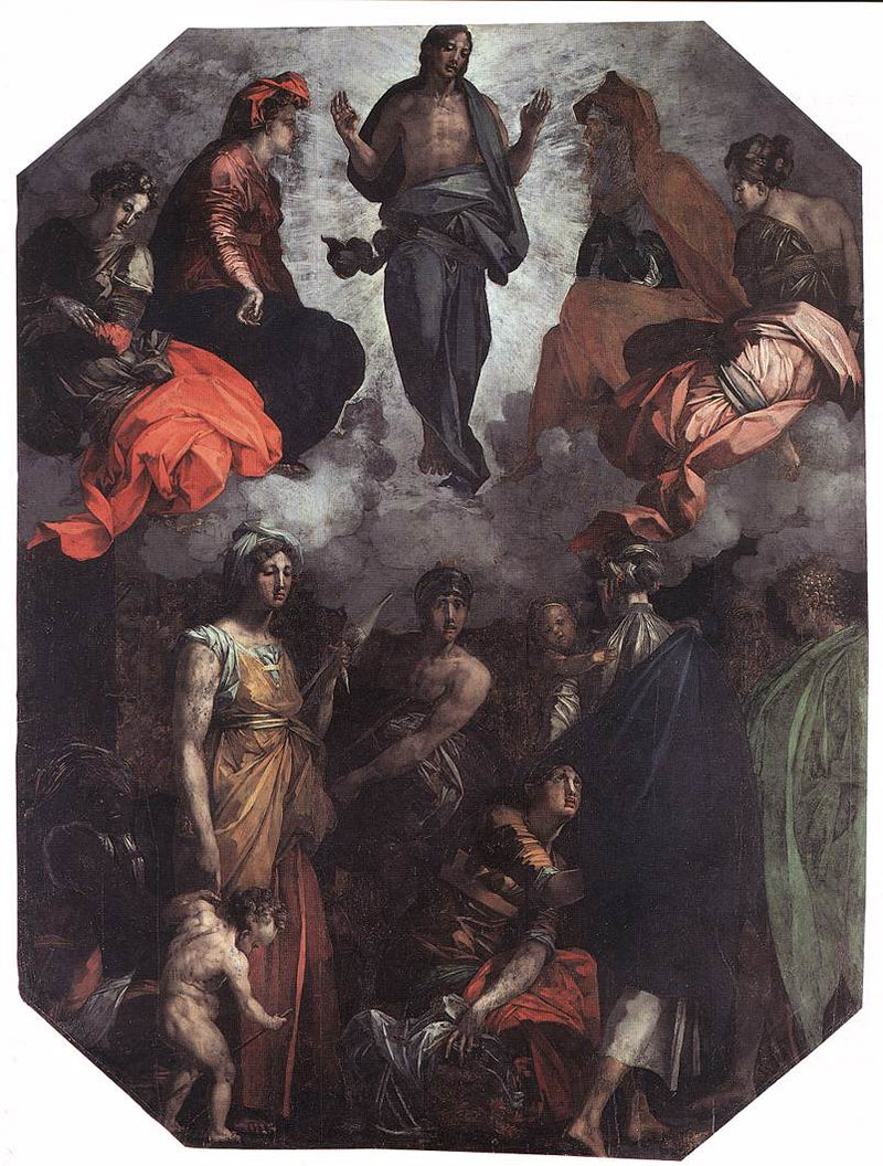 Den opstandne Kristus i herlighed - Rosso Fiorentino
