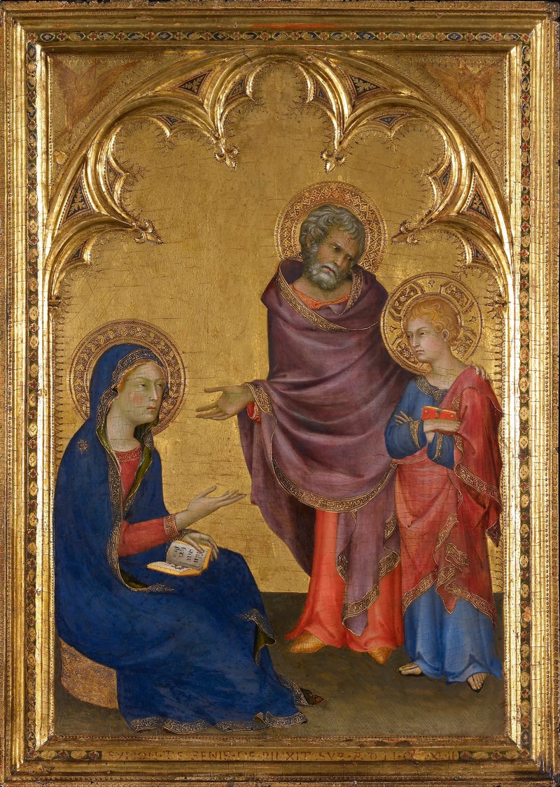 Kristus fundet i Templet - Simone Martini