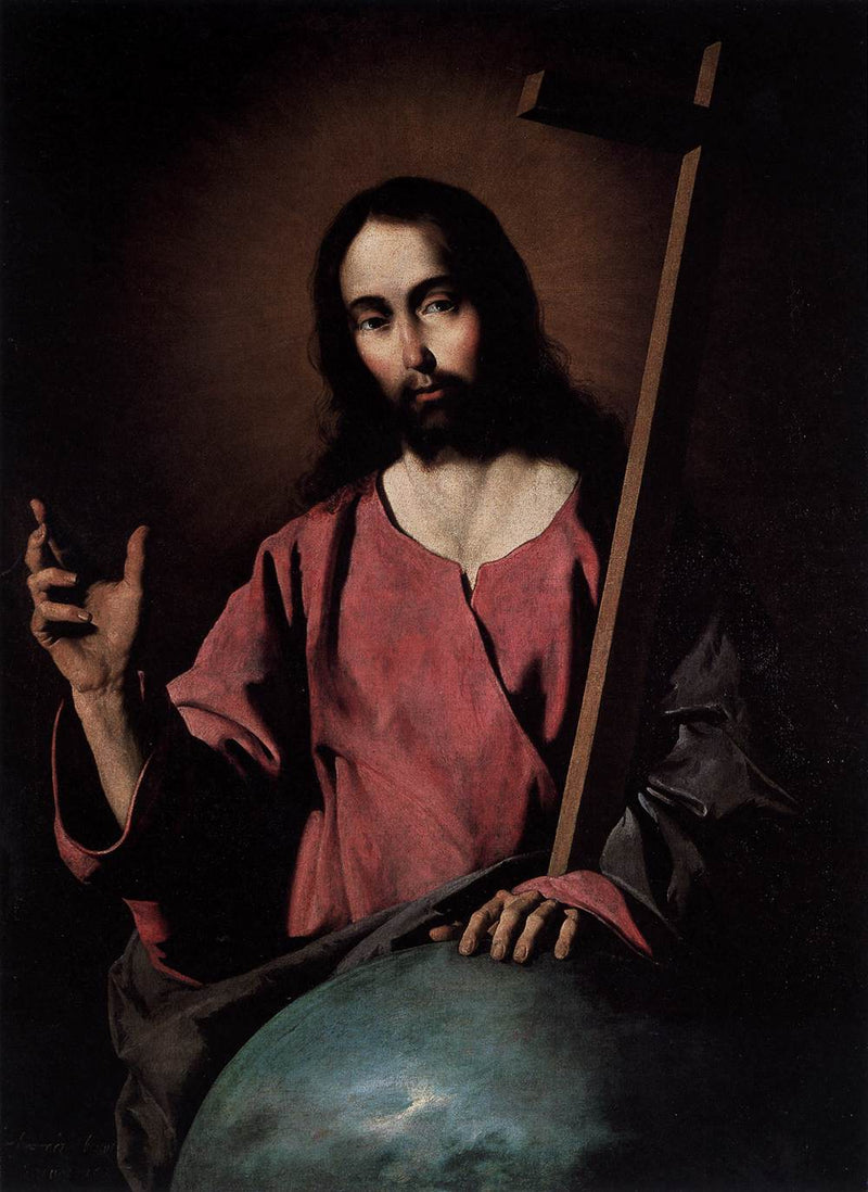 Kristus Frelseren velsigner - Francisco de Zurbarán