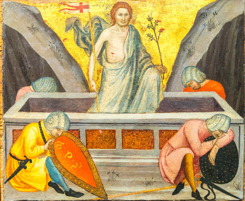 Den opstandende Kristus fra graven - Taddeo di Bartolo
