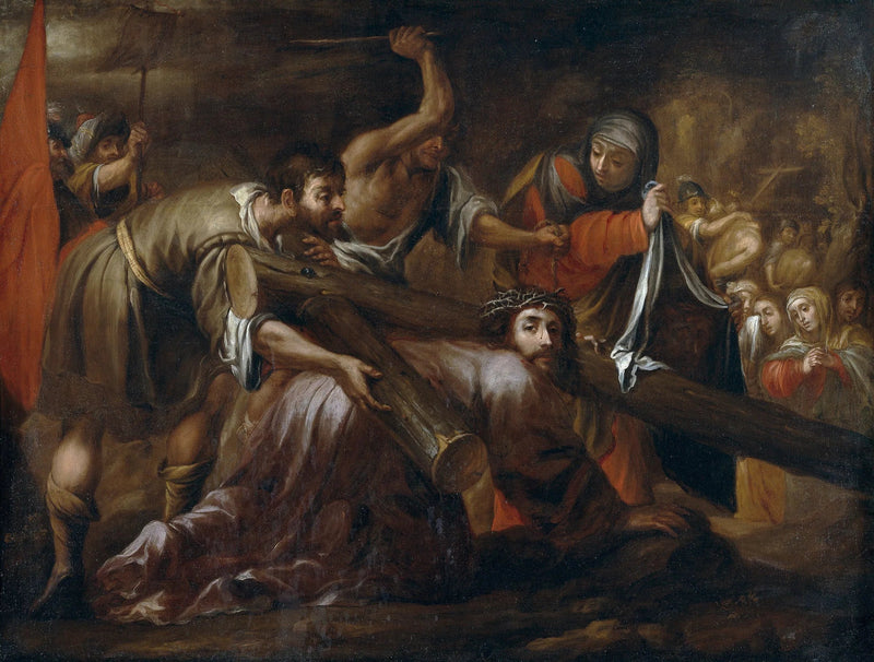 Kristus på vej til Golgata og Sankt Veronika - Juan de Valdés Leal
