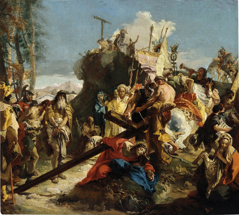 Kristus på Calvaribakken - Giovanni Battista Tiepolo