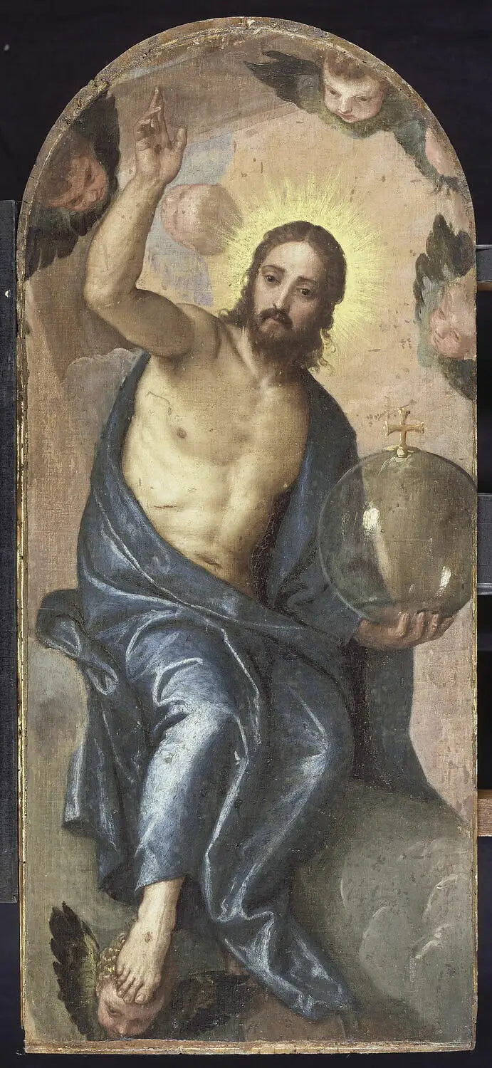 Kristus, der holder verdenskuglen - Paul Véronèse