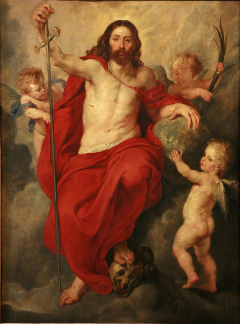 Kristus triumferende over Døden og Synden - Peter Paul Rubens