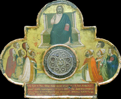 Le Christ trônant avec les saints - Bernardo Daddi - Alpha Reproduction