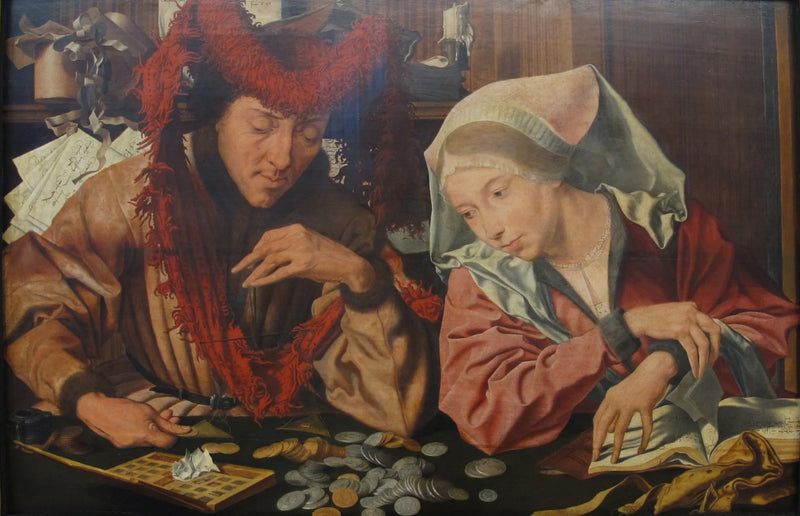 Skatteopkræveren og hans kone - Marinus van Reymerswale