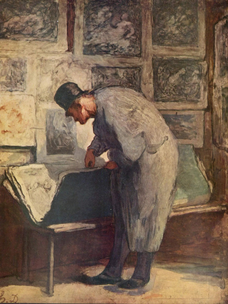 Samleren af tryktekunst - Honoré Daumier