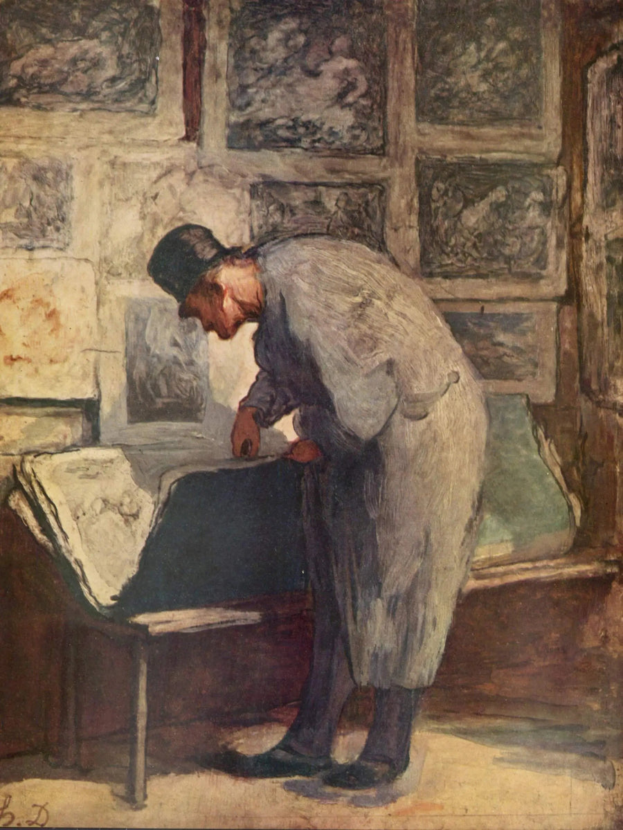 Samleren af tryktekunst - Honoré Daumier