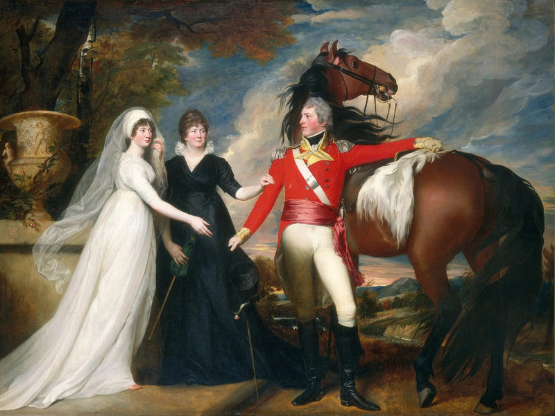 Oberst William Fitch og hans søstre Sarah og Ann Fitch - John Singleton Copley