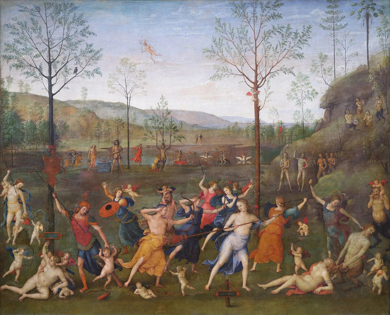 Kampen mellem Kærlighed og Kyskhed - Pietro Perugino