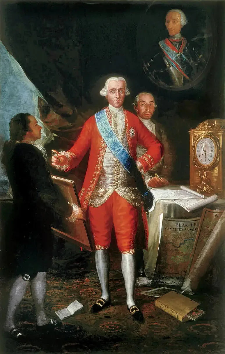 Greven af Floridablanca og Goya - Francisco de Goya