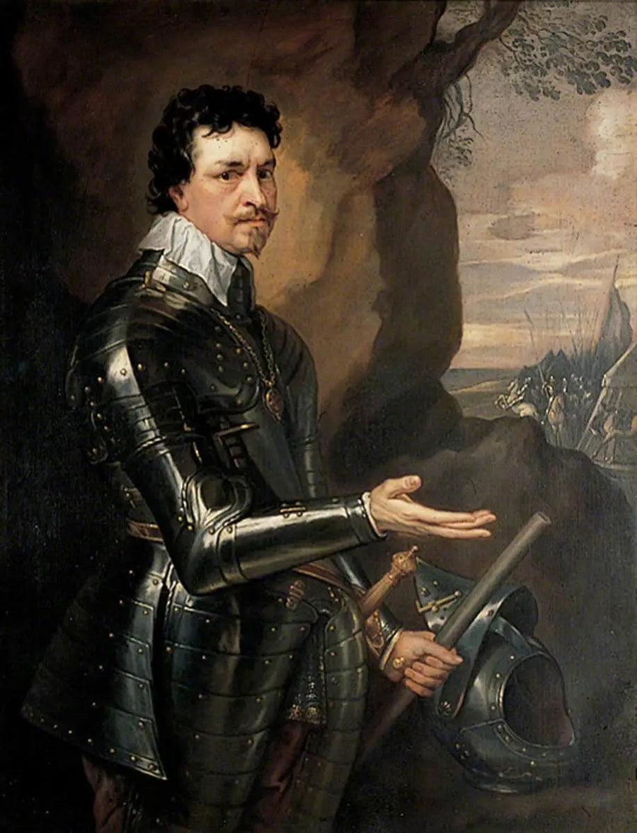 Greven af Strafford i rustning - Antoine van Dyck