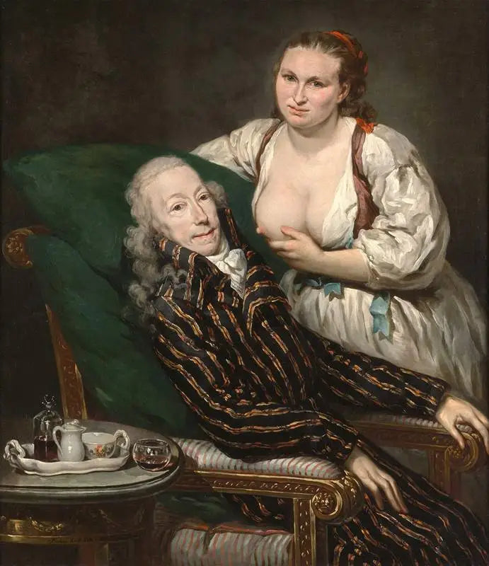 Greve Franz de Paula Graf von Hartig og hans ægtefælle Eleanore som Caritas Romana - Barbara Krafft