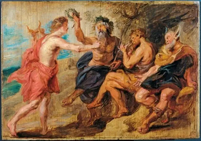 Konkurrencen mellem Apollon og Pan - Peter Paul Rubens
