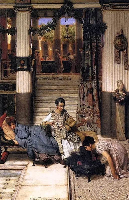 Le convalescent - Lawrence Alma-Tadema - Alpha Reproduction