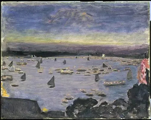 Lanternparaden på Aussenalster i Hamborg - Pierre Bonnard
