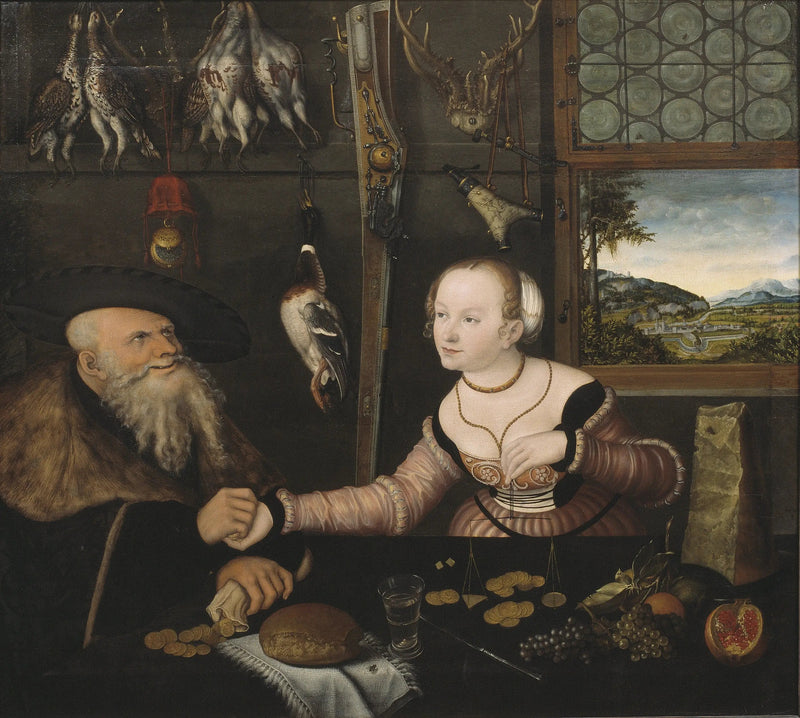 Det dårligt matchede par - Lucas Cranach den Ældre