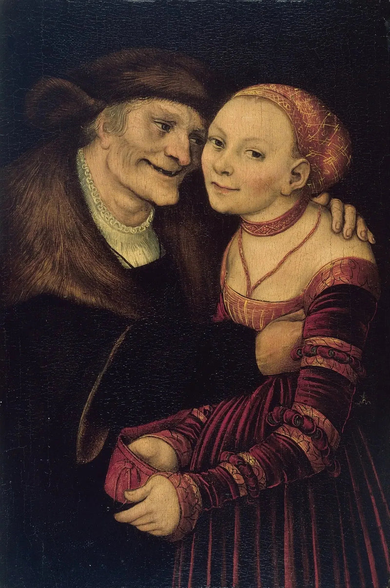 Det dårligt matchede par - Lucas Cranach den Ældre