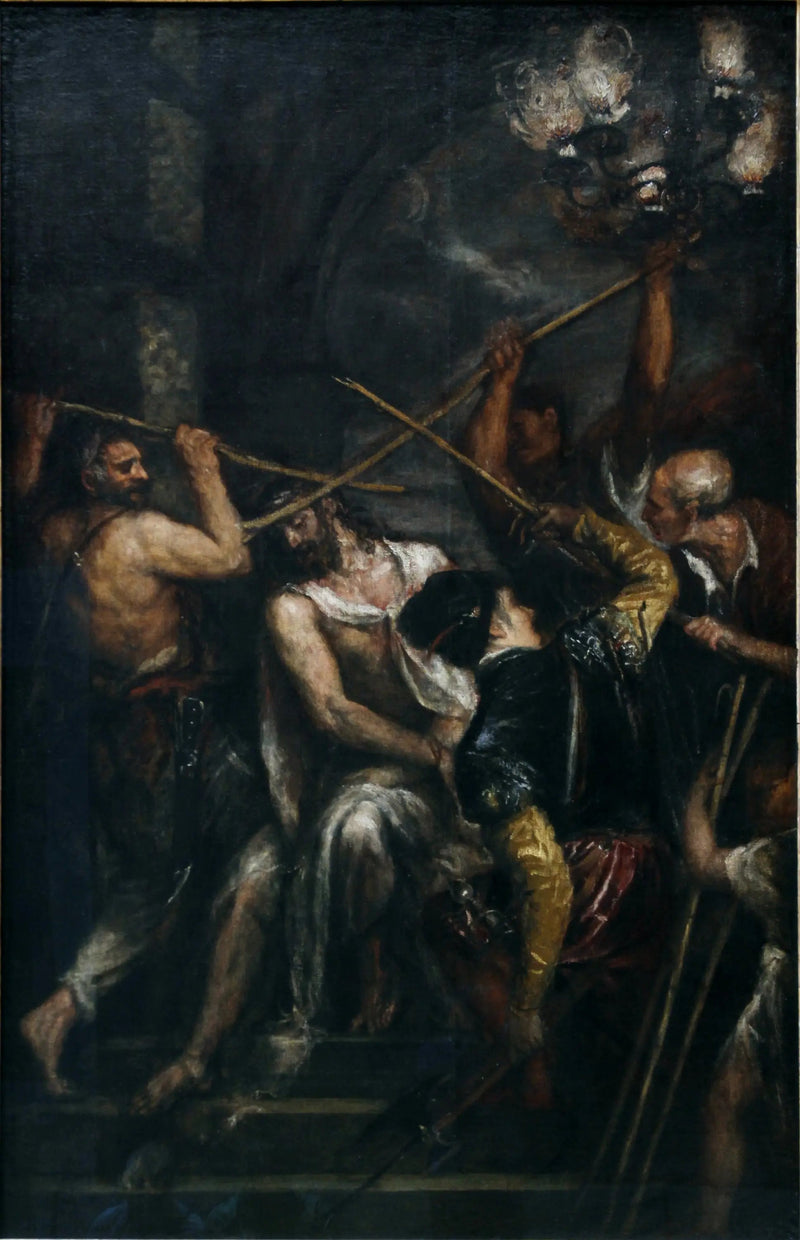 Kroningen af tornekransen - Titian