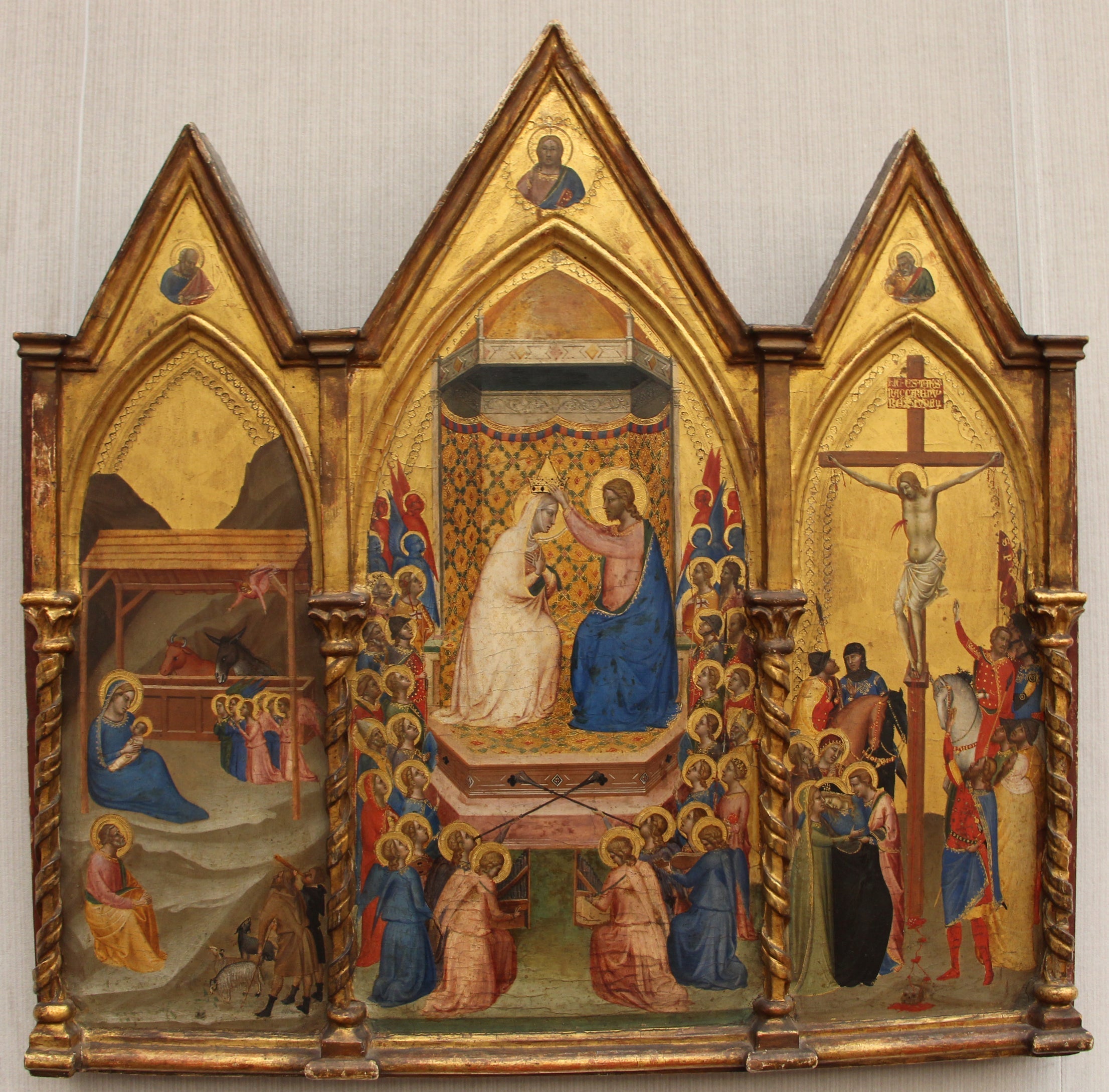 Le Couronnement de la Vierge - Bernardo Daddi - Alpha Reproduction