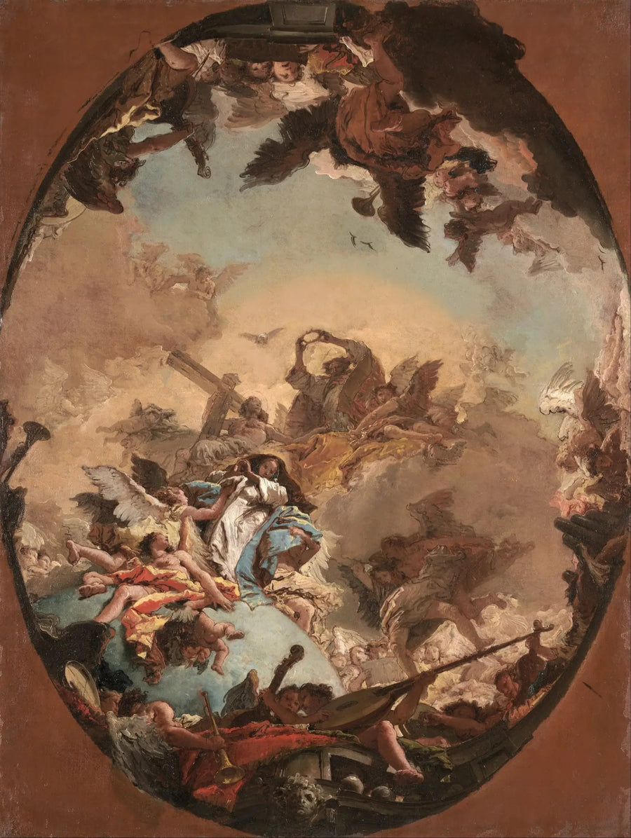 Helligkåringen af Jomfruen - Giovanni Battista Tiepolo