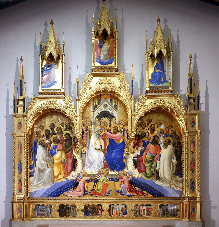 Jomfru Marias Kroning - Lorenzo Monaco