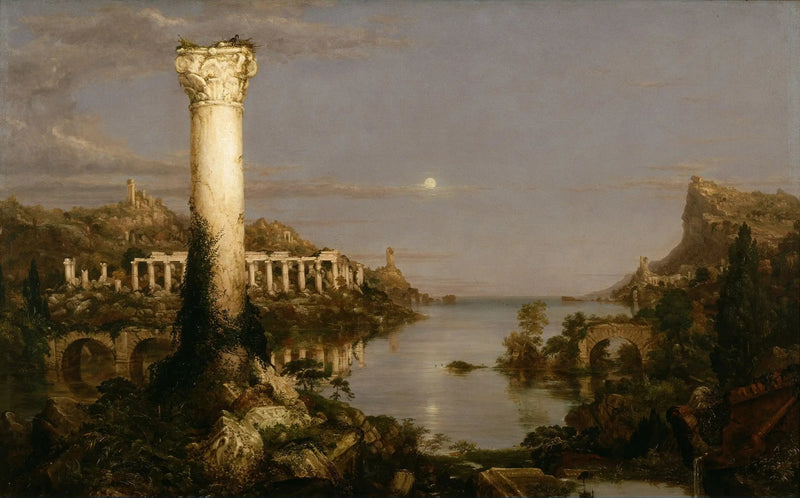 Kejserens Kursus: Ødelæggelse - Thomas Cole