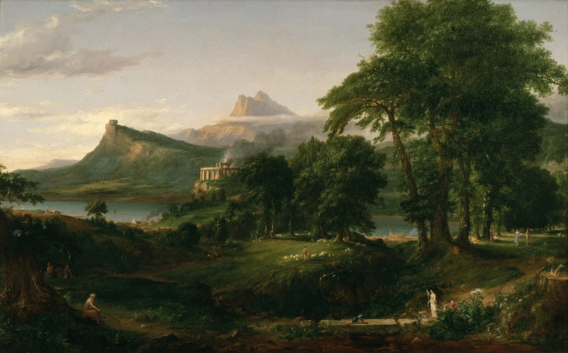 Empireets Kursus: Arcadien eller pastoral - Thomas Cole