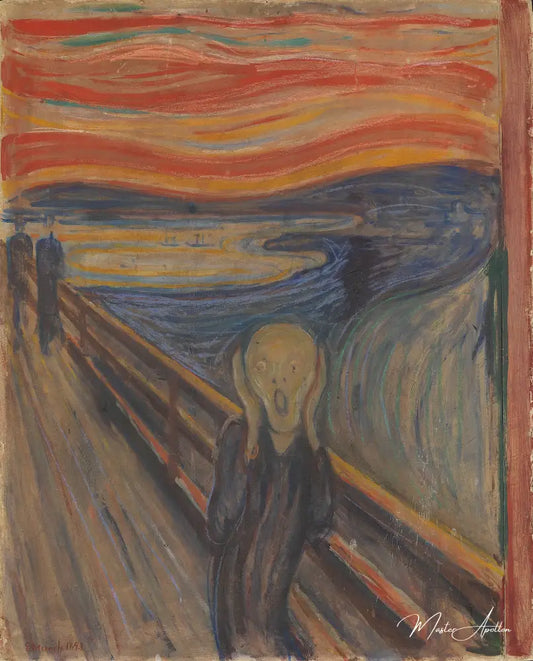 Le Cri - Edvard Munch - Reproductions de tableaux et peintures haut de gamme