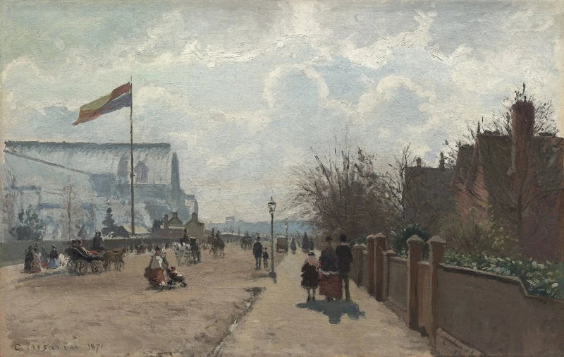 Crystal Palace, London - Camille Pissarro