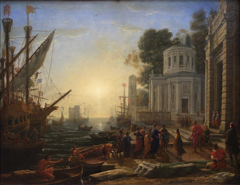 Cleopatra's Landing in Tarsus - Claude Lorrain