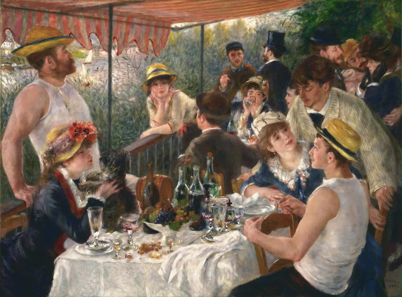 Frokost med roere - Pierre-Auguste Renoir