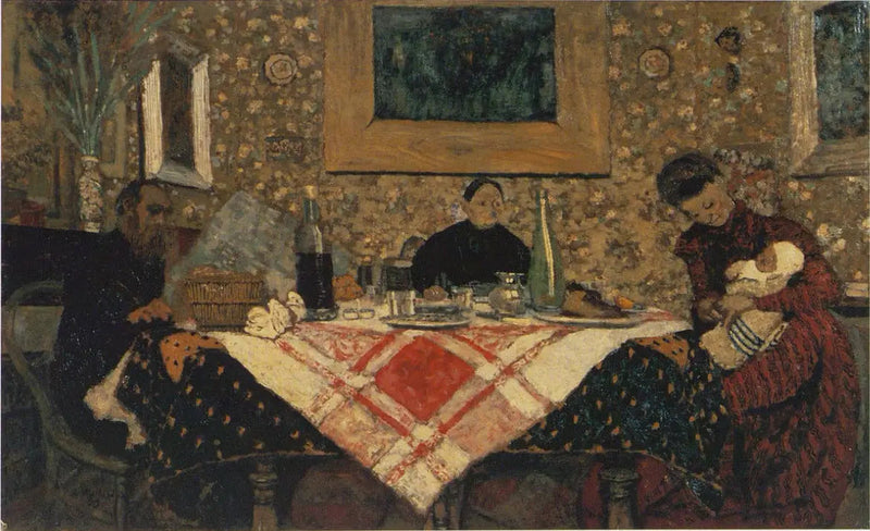 Familienmiddag - Édouard Vuillard