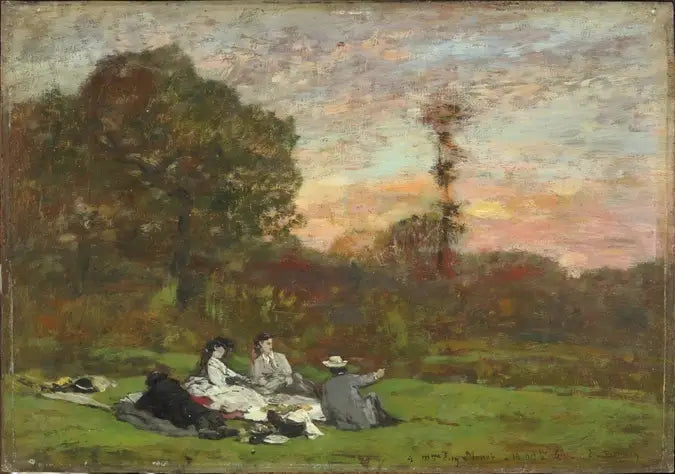 Frokost på græsset - Eugène Boudin