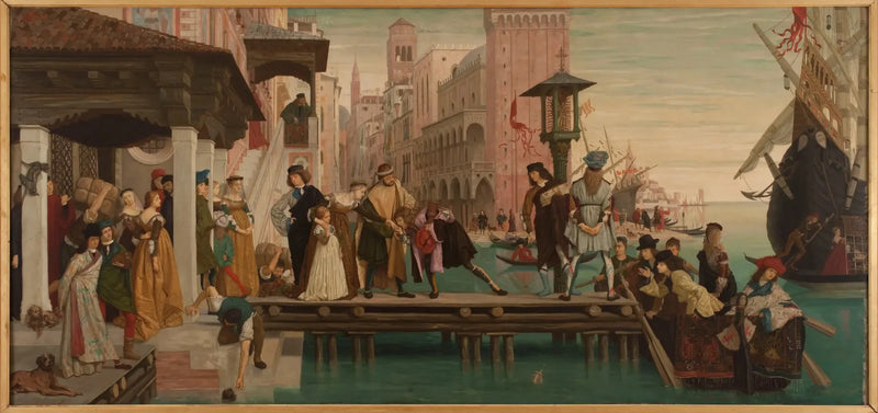 Den fortabte søns afrejse - James Tissot
