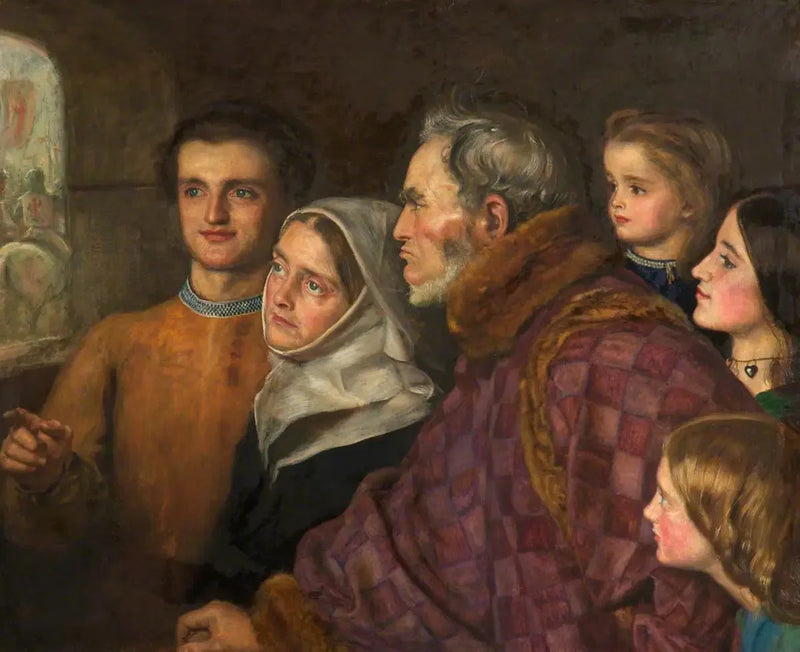 Korsfarernes afrejse - John Everett Millais