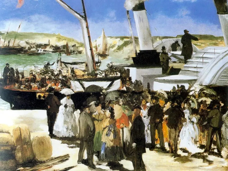 Dampen fra Folkestone - Édouard Manet