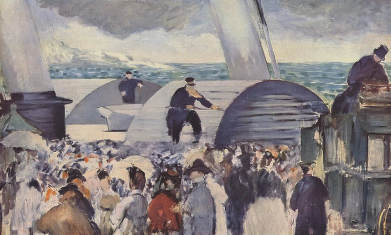 Folkstone-dampers afgang - Édouard Manet