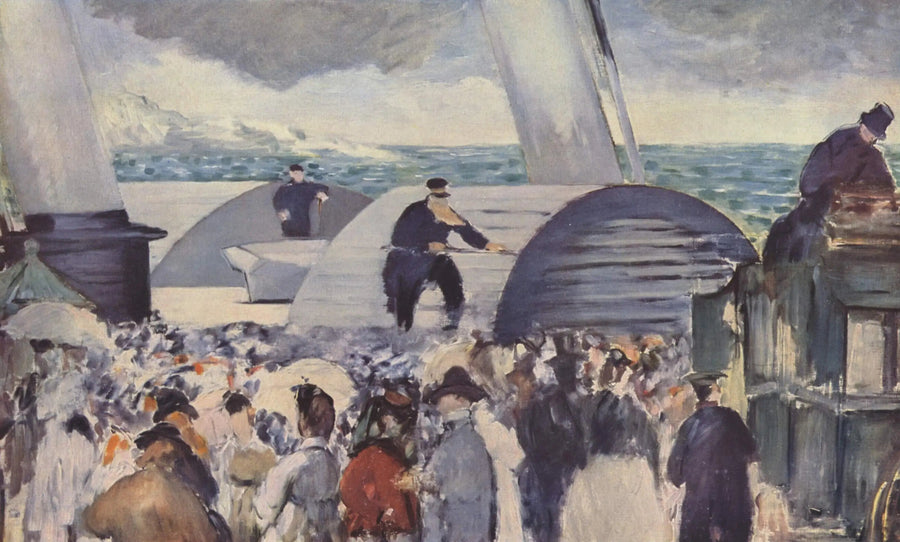 Folkstone-dampers afgang - Édouard Manet