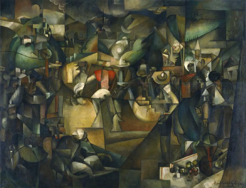 Le Dépiquage des Moissons - Albert Gleizes
