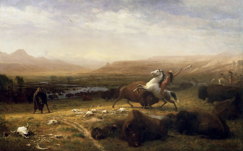 Den Sidste Buffle 2.60 - Albert Bierstadt