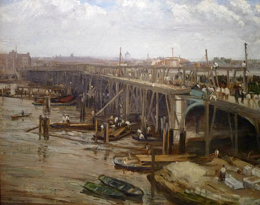 Den sidste af det gamle Westminster - James Abbott McNeill Whistler