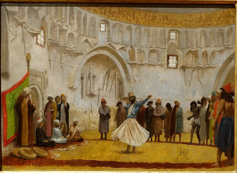 Dervish drejer (skitse) - Jean-Léon Gérôme