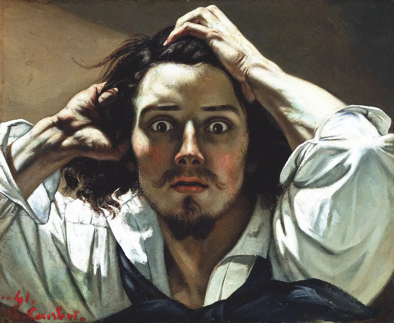 Den fortvivlede - Gustave Courbet